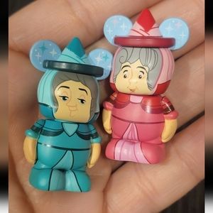 Vinylmation Sleeping Beauty Fairy Godmother Figures 1.5”